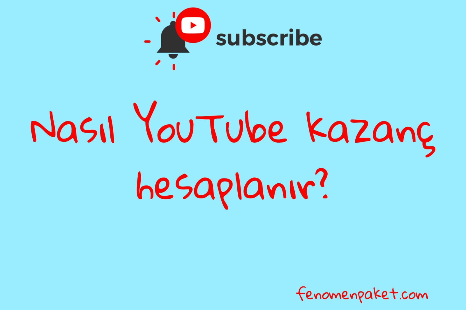 Nasıl Youtube Kazanç Hesaplanır?