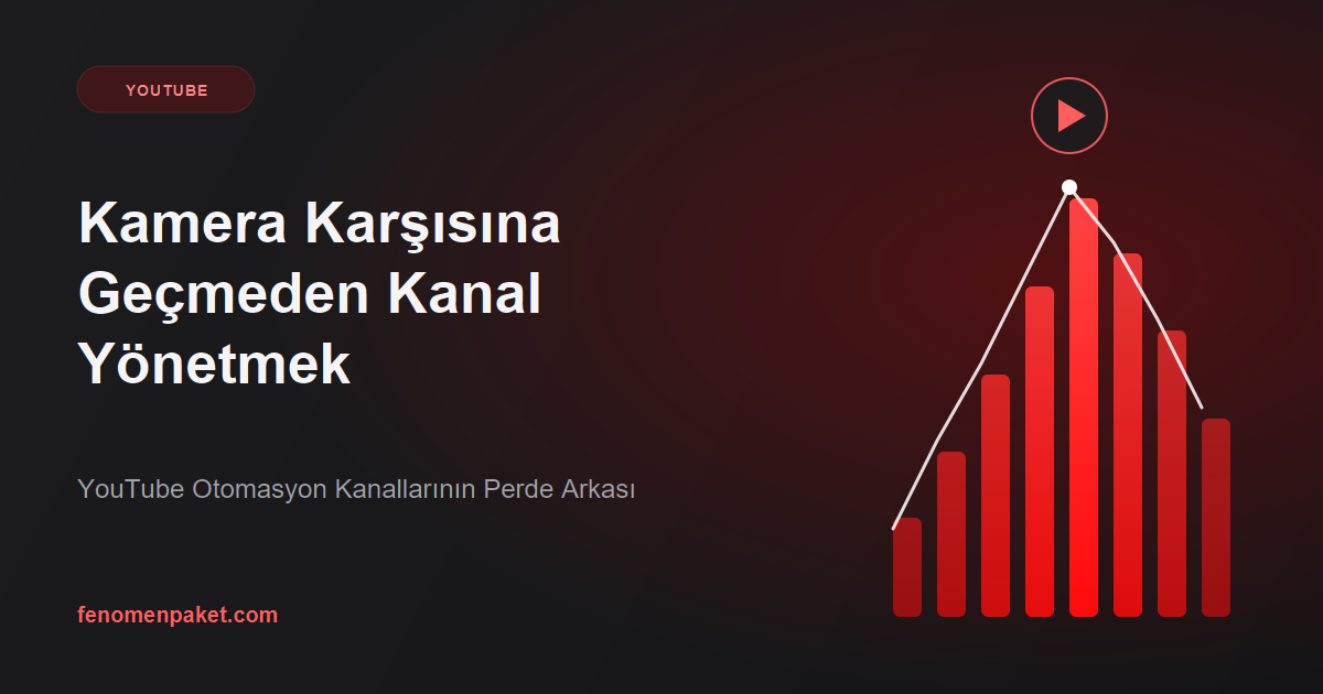 Kamera Karşısına Geçmeden Kanal Yönetmek: YouTube Otomasyon Kanallarının Perde Arkası